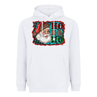 White Santa Ho Ho Ho Heavyweight Hoodie - RanaPortraitStore