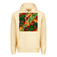 Pina Colada christmas gingerbread man and candy cane seamless pattern Premium Hoodie - BundleAndBundleShop
