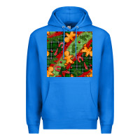 True Royal christmas gingerbread man and candy cane seamless pattern Premium Hoodie - BundleAndBundleShop