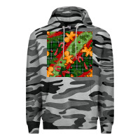 Slate Camo christmas gingerbread man and candy cane seamless pattern Premium Hoodie - BundleAndBundleShop