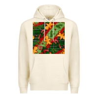 Tofu christmas gingerbread man and candy cane seamless pattern Premium Hoodie - BundleAndBundleShop