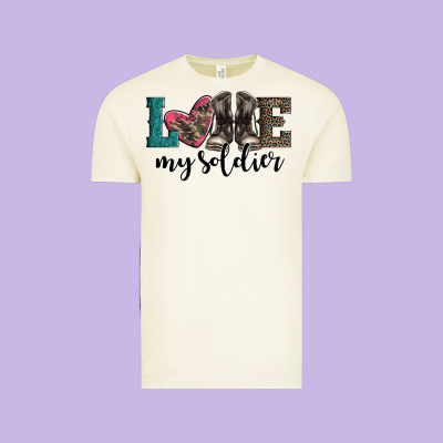 Armed Forces Day Love My Soldier Vintage Tee Designed By Artiststas