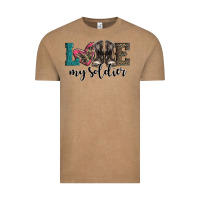 Vintage Coffee armed forces day love my soldier Vintage Tee - Artiststas