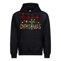Black merry christmas Urban Hoodie - JahusDesignShop
