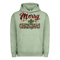 Pigment Oil Green merry christmas Urban Hoodie - JahusDesignShop