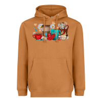Meerkat Nurse coffee cups Heavyweight Hoodie - texasbilliewilder
