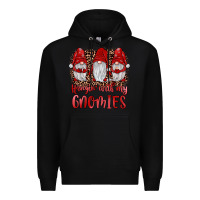 Black hangin' with my gnomies Premium Hoodie - JahusDesignShop