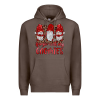 Coffee hangin' with my gnomies Premium Hoodie - JahusDesignShop