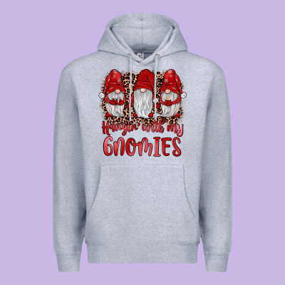 Hangin' With My Gnomies Premium Hoodie Designed By Jahusdesignshop