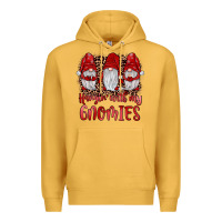 Mustard hangin' with my gnomies Premium Hoodie - JahusDesignShop