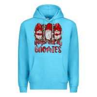Ocean Blue hangin' with my gnomies Premium Hoodie - JahusDesignShop