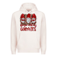 Pale Pink hangin' with my gnomies Premium Hoodie - JahusDesignShop