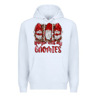 White hangin' with my gnomies Premium Hoodie - JahusDesignShop