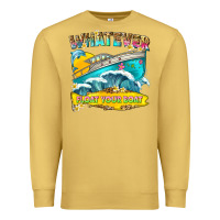 Antique Gold whatever float your boat Premium Sweatshirt - texasbilliewilder