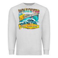 Dove Grey whatever float your boat Premium Sweatshirt - texasbilliewilder