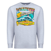 Heather Grey whatever float your boat Premium Sweatshirt - texasbilliewilder
