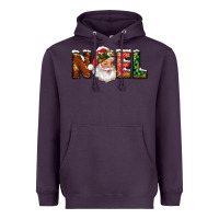 Plum Western Noel Santa Claus Heavyweight Hoodie - RanaPortraitStore
