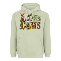 Matcha coffee then cows Heavyweight Hoodie - texasbilliewilder