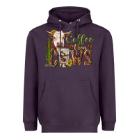 Plum coffee then cows Heavyweight Hoodie - texasbilliewilder