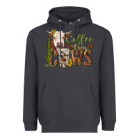 Smoke coffee then cows Heavyweight Hoodie - texasbilliewilder