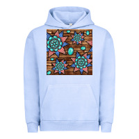 Pigment Grape Ice 4th of july turquoise gemstone seamless pattern Urban Hoodie - BundleAndBundleShop