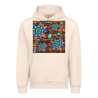 Sandshell 4th of july turquoise gemstone seamless pattern Urban Hoodie - BundleAndBundleShop