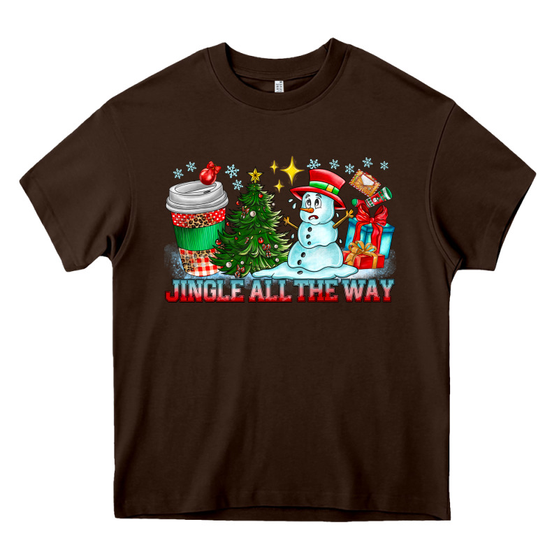 Jingle All The Way Heavy Core Tee by CowhideDigitalArt | Teevron