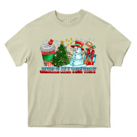 Mossy Jingle All The Way Heavy Core Tee - CowhideDigitalArt