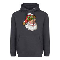 Smoke Santa Claus With Snow Heavyweight Hoodie - RanaPortraitStore