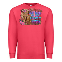 Cardinal sorry ladies my heart belongs to mommy highland cow and calf Premium Sweatshirt - RanaPortraitStore