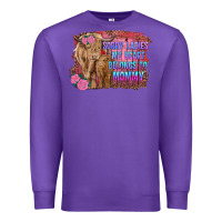 Purple sorry ladies my heart belongs to mommy highland cow and calf Premium Sweatshirt - RanaPortraitStore