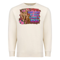 Sandshell sorry ladies my heart belongs to mommy highland cow and calf Premium Sweatshirt - RanaPortraitStore