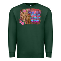 Sports Green sorry ladies my heart belongs to mommy highland cow and calf Premium Sweatshirt - RanaPortraitStore