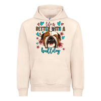 Sandshell life is better with a bulldog Urban Hoodie - Jasminsmagicworld