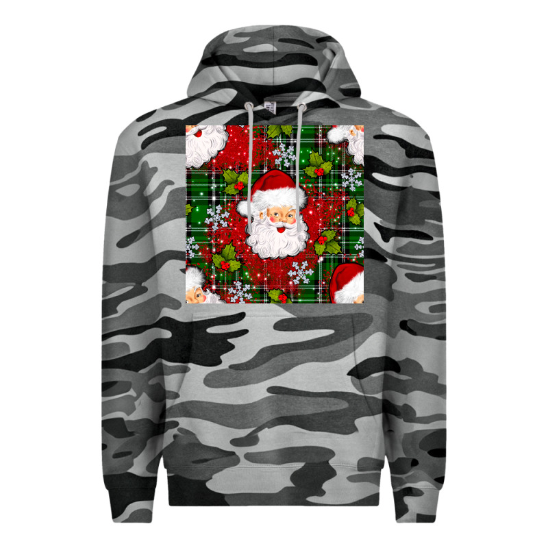 Christmas Santa Claus Seamless Pattern Premium Hoodie by BundleAndBundleShop | Teevron