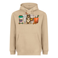 Mushroom collie dog coffee cups Heavyweight Hoodie - texasbilliewilder