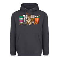 Smoke collie dog coffee cups Heavyweight Hoodie - texasbilliewilder
