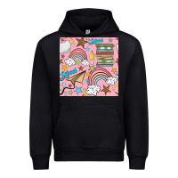 Black school with rainbow seamless pattern Urban Hoodie - BundleAndBundleShop