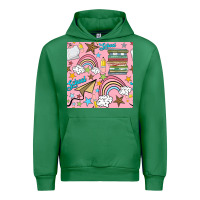 Emerald school with rainbow seamless pattern Urban Hoodie - BundleAndBundleShop