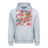 Heather Grey school with rainbow seamless pattern Urban Hoodie - BundleAndBundleShop