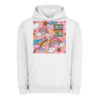 Pigment Lunar Rock school with rainbow seamless pattern Urban Hoodie - BundleAndBundleShop