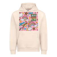 Sandshell school with rainbow seamless pattern Urban Hoodie - BundleAndBundleShop