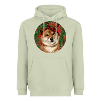 Matcha Shiba Inu Christmas Heavyweight Hoodie - RanaPortraitStore