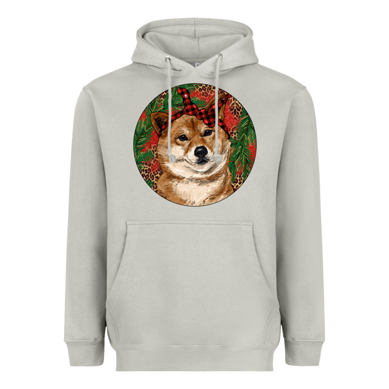 Shiba Inu Christmas Heavyweight Hoodie by RanaPortraitStore | Teevron