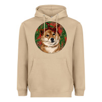 Mushroom Shiba Inu Christmas Heavyweight Hoodie - RanaPortraitStore