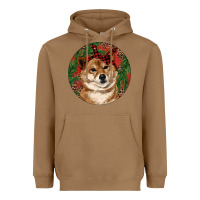 Toasted Coconut Shiba Inu Christmas Heavyweight Hoodie - RanaPortraitStore