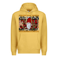 Antique Gold gnome joy Premium Hoodie - JahusDesignShop