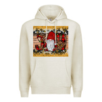 Oatmeal Heather gnome joy Premium Hoodie - JahusDesignShop