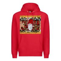 Red gnome joy Premium Hoodie - JahusDesignShop
