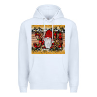 White gnome joy Premium Hoodie - JahusDesignShop